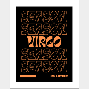 Virgo Season Posters and Art